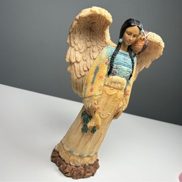 HOUSE OF LLOYD OWL MAIDEN ANGEL, NATIVE AMERICAN INDIAN CHRISTMAS - Picture 2 of 6